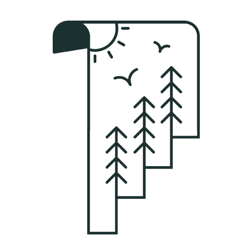 unfurled banner doodle